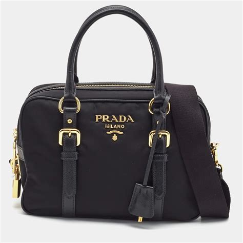 prada bauletto nylon|PRADA .